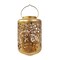 Snow Joe Bliss Outdoors Solar LED Lantern w Tropical Flower Design  Hand Painted Finish BSL-305-G - alternate 1